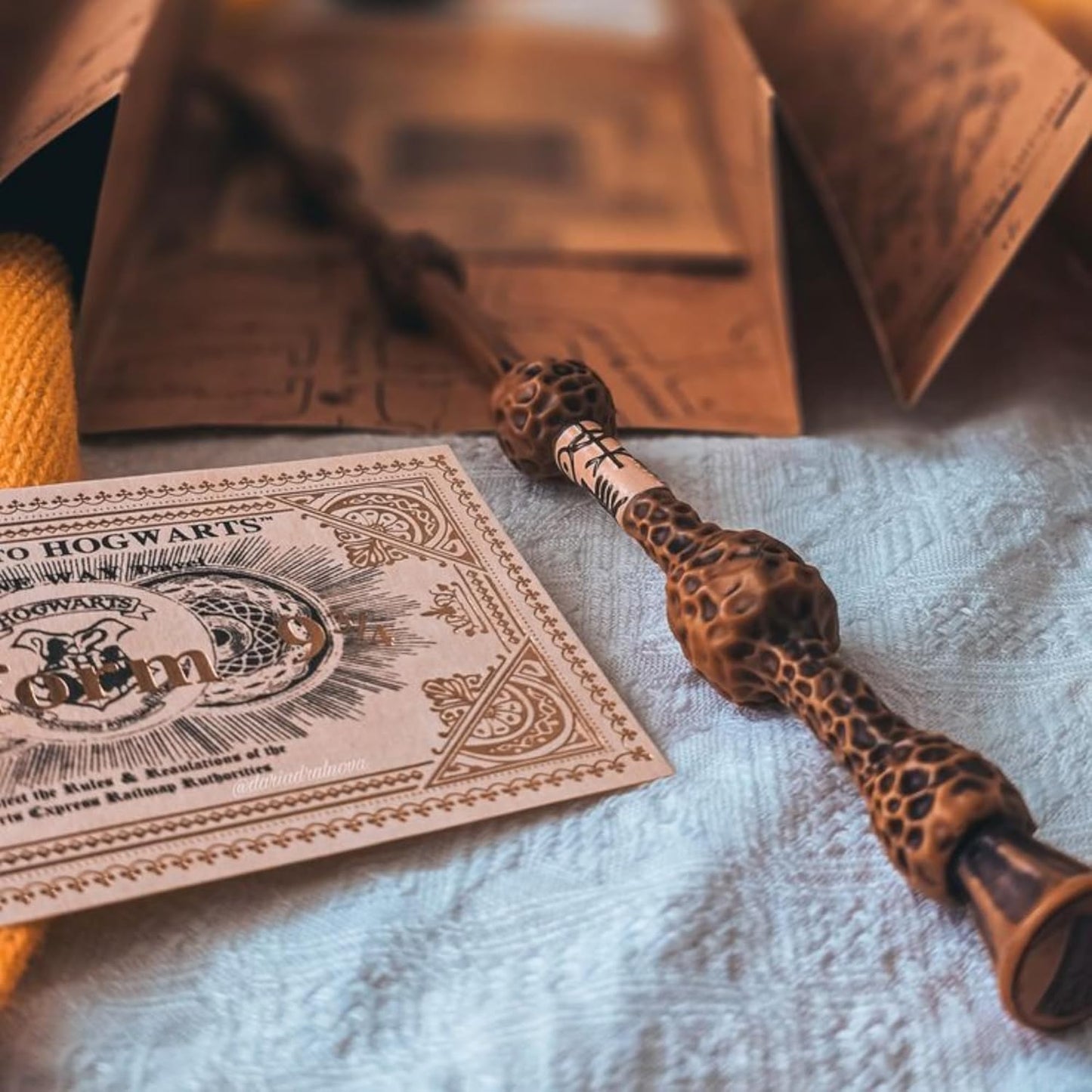 Fire-Shooting Magic Wand (40 cm) – Premium Rechargeable Wizard Wand | Collector-Grade Spell Effect